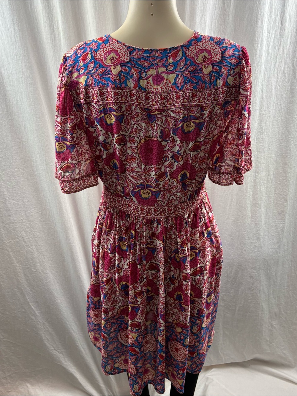 ba&sh Valia Dress Fushia L - Picture 4 of 10